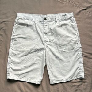 Dickies White Utility Work Shorts | Size 36